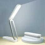 Rechargeable LED Desk Lamp – Portable Foldable Reading Light with 3 Brightness Levels, Wireless Battery-Powered Table Lamp for Home, Office & Study